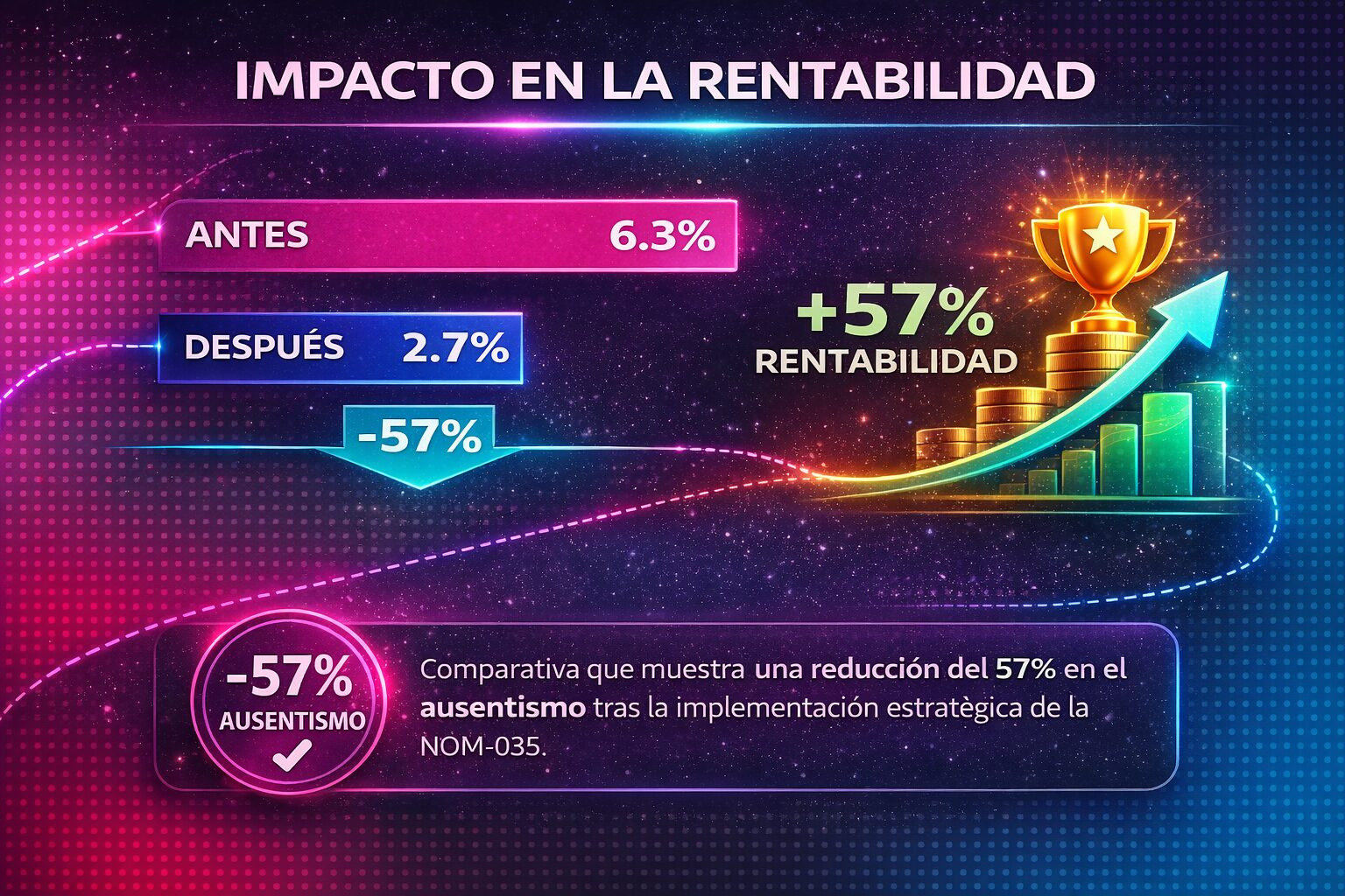Impacto en la rentabilidad tras implementar la NOM-035 en empresas